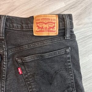 Levi's Women's Wedgie High Rise Black Jeans